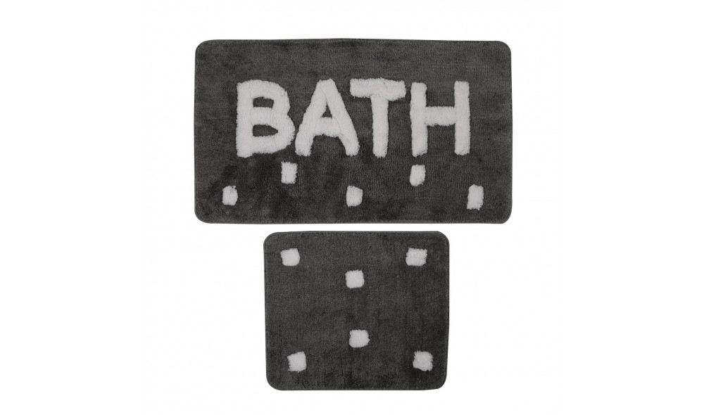 Set covoras de baie (2 piese), Bath - Fume