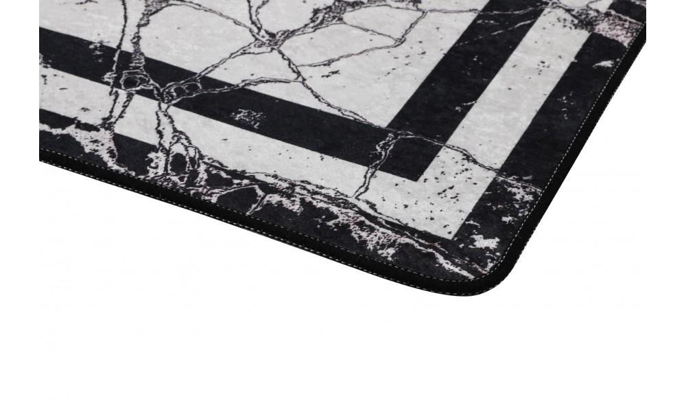 Set covoras de baie (2 piese), Marmor - Black