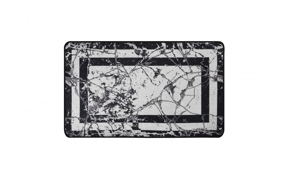 Covoras de baie, Marmor - Black (70 x 120)