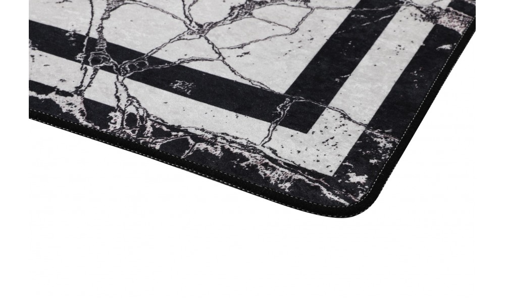 Covoras de baie, Marmor - Black (70 x 120)