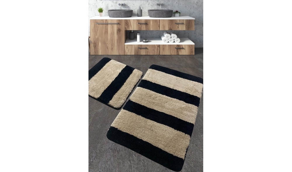 Set covoras de baie (2 piese), Ontale