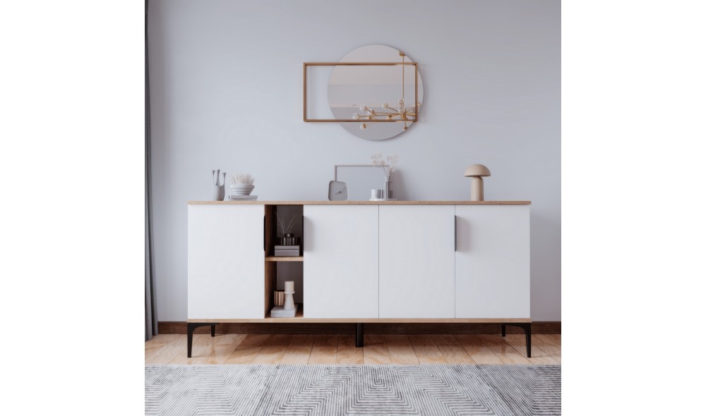 Consola, Tarz, StejarAlb, 150 x 79 x 40 cm