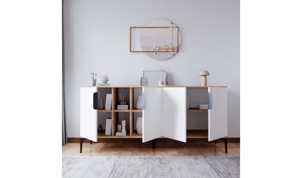 Consola, Tarz, StejarAlb, 150 x 79 x 40 cm