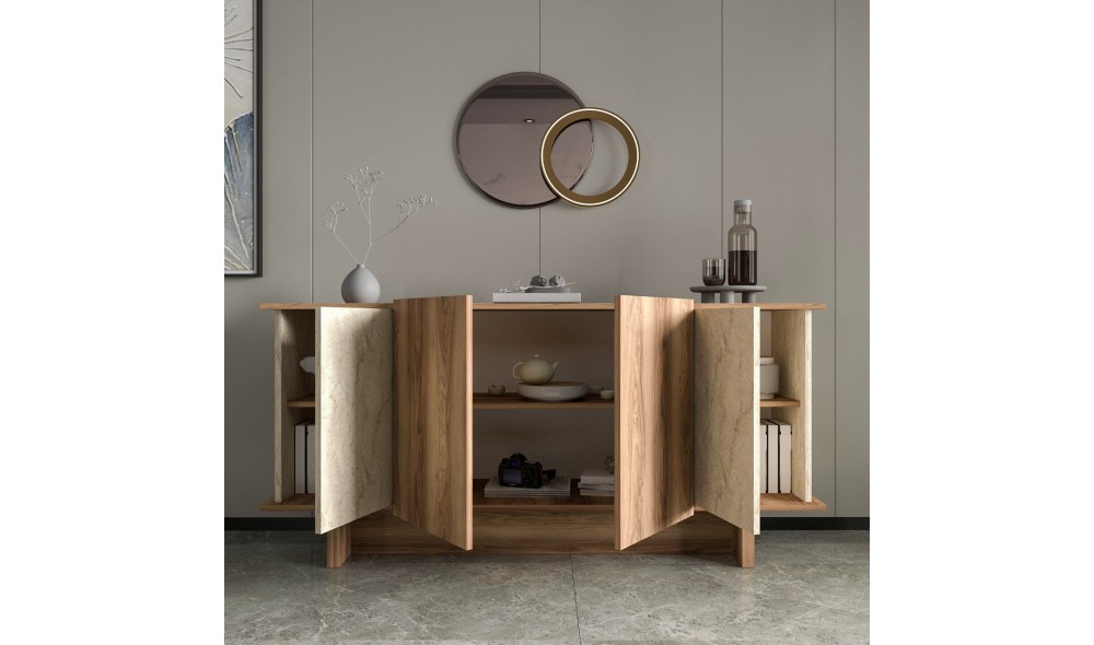 Consola, Diana, TravertinNuc, 180 x 81 x 40 cm