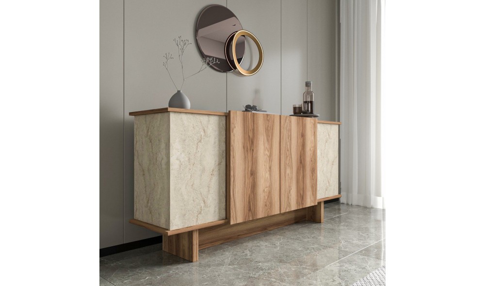 Consola, Diana, TravertinNuc, 180 x 81 x 40 cm