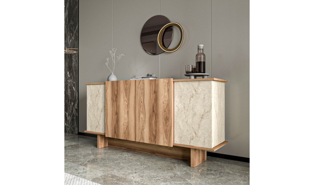 Consola, Diana, TravertinNuc, 180 x 81 x 40 cm