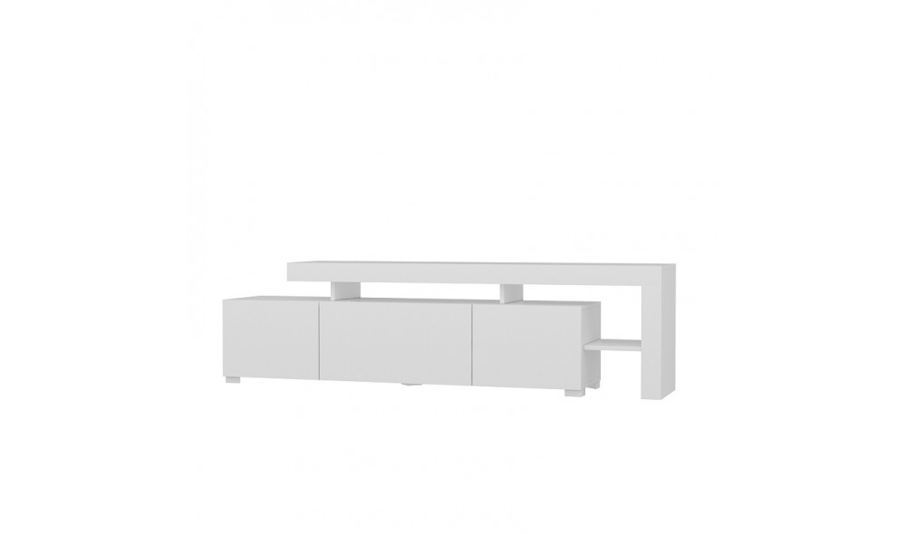 Suport TV, Beliz, Alb, 192 x 53 x 37 cm