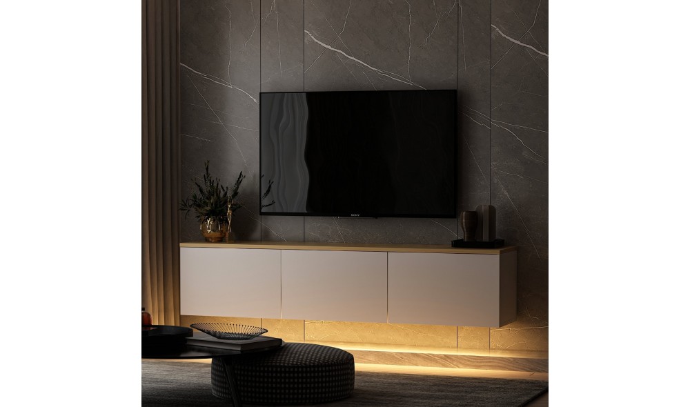 Suport TV, Neon, AlbStejar, 160 x 35 x 32 cm