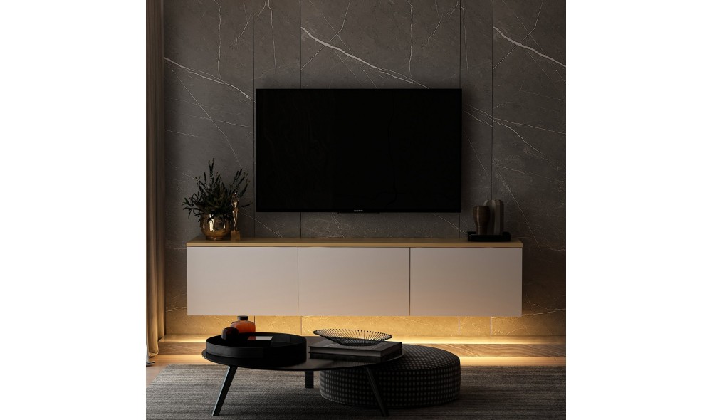 Suport TV, Neon, AlbStejar, 160 x 35 x 32 cm