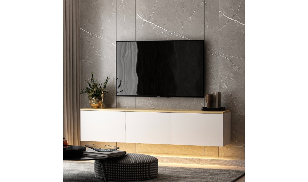 Suport TV, Neon, AlbStejar, 160 x 35 x 32 cm