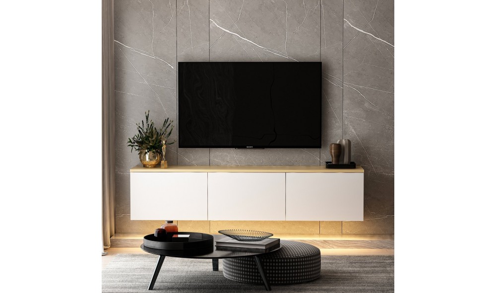 Suport TV, Neon, AlbStejar, 160 x 35 x 32 cm