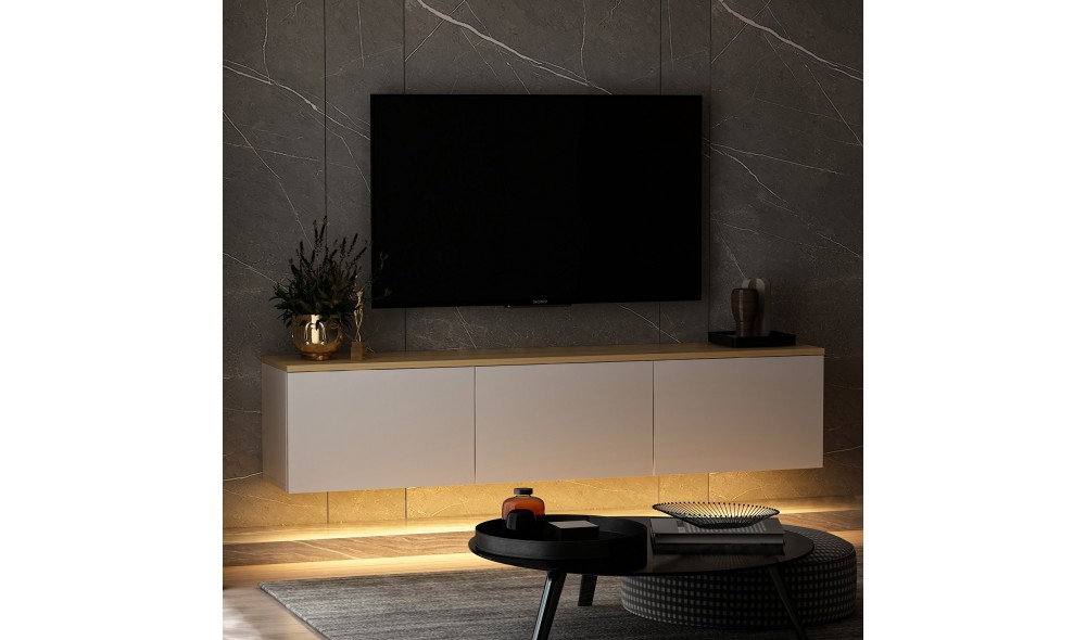 Suport TV, Neon, AlbStejar, 160 x 35 x 32 cm