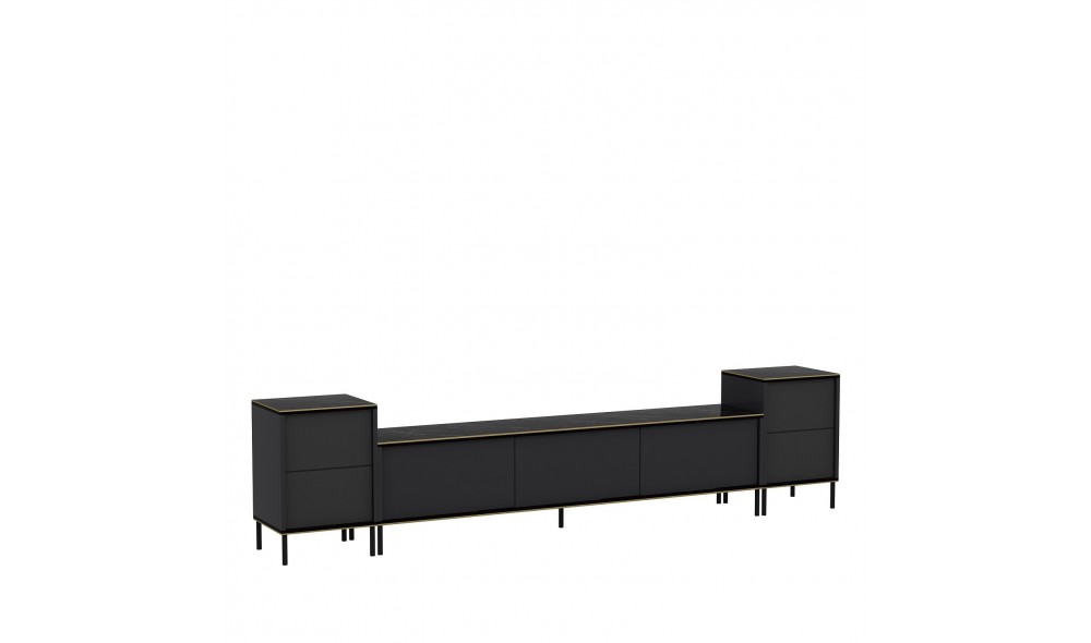 Unitate TV, Imaj, Antracit, 180 x 45 x 35 cm