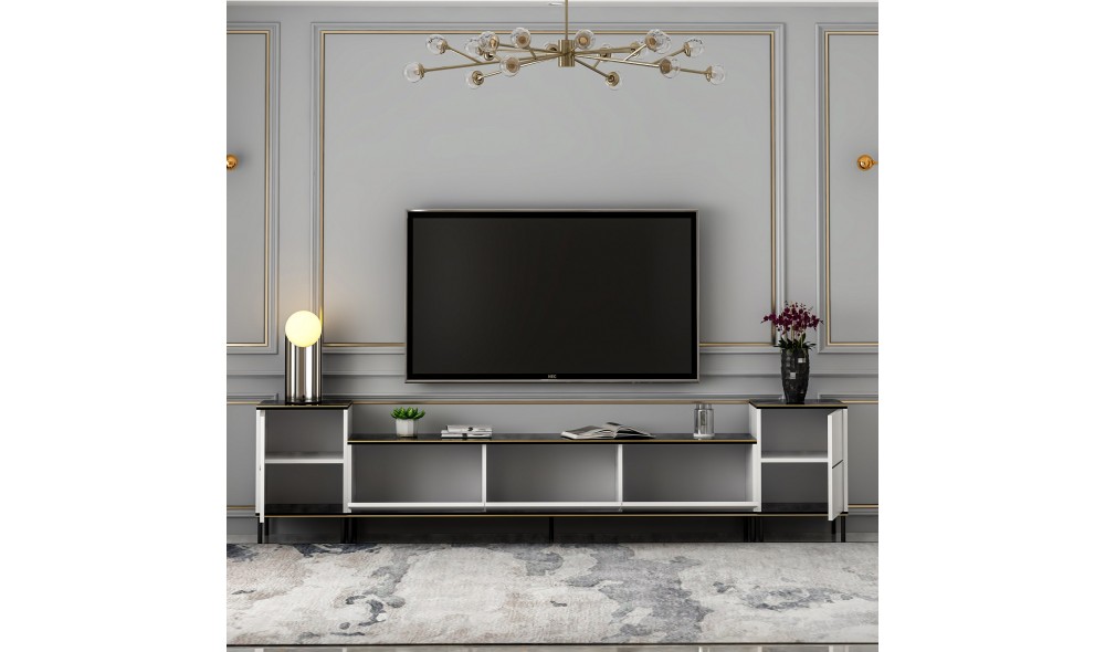 Unitate TV, Imaj, AlbNegruAur, 180 x 45 x 35 cm