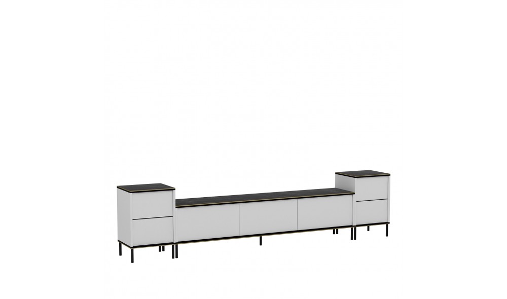 Unitate TV, Imaj, AlbNegruAur, 180 x 45 x 35 cm