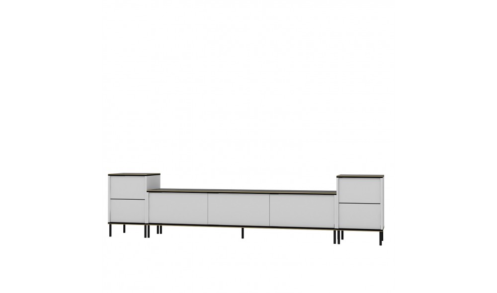 Unitate TV, Imaj, AlbNegruAur, 180 x 45 x 35 cm