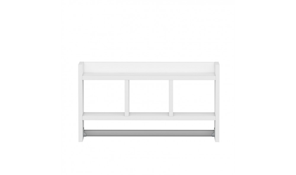 Raft de perete, Asya, Alb, 64 x 35 x 15 cm