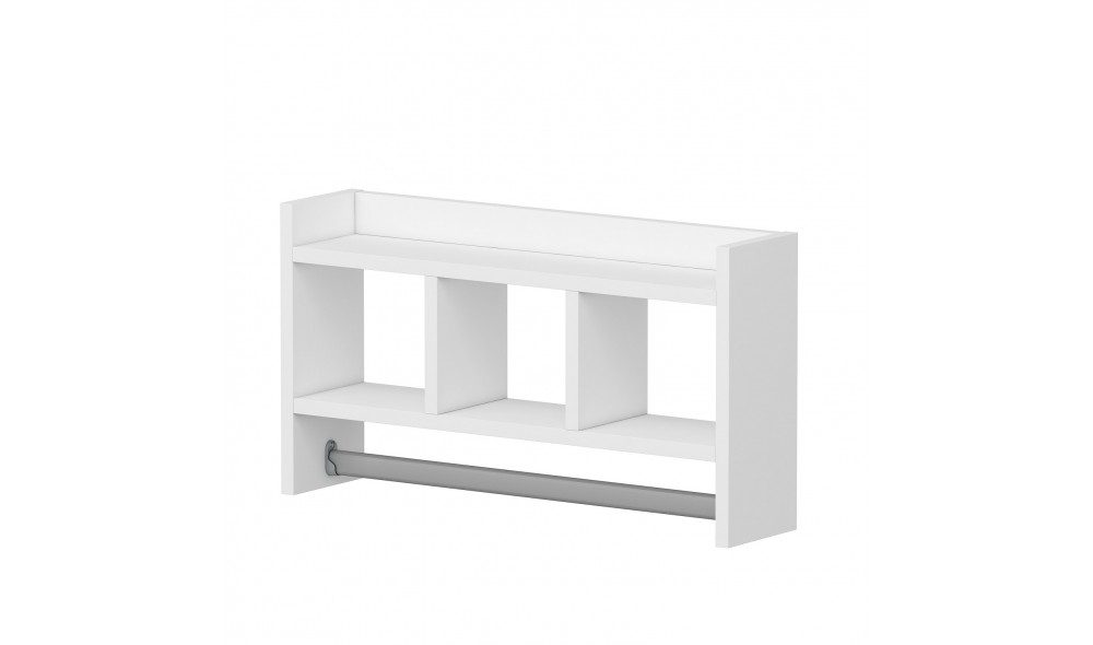 Raft de perete, Asya, Alb, 64 x 35 x 15 cm