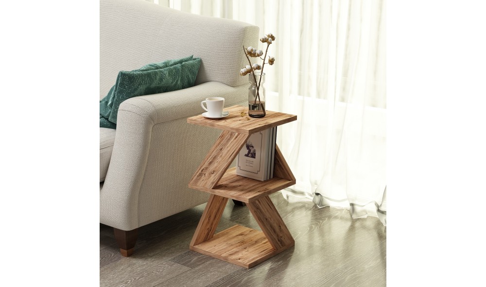 Masa laterala, Albeni, Pinul Atlantic, 30 x 54 x 30 cm