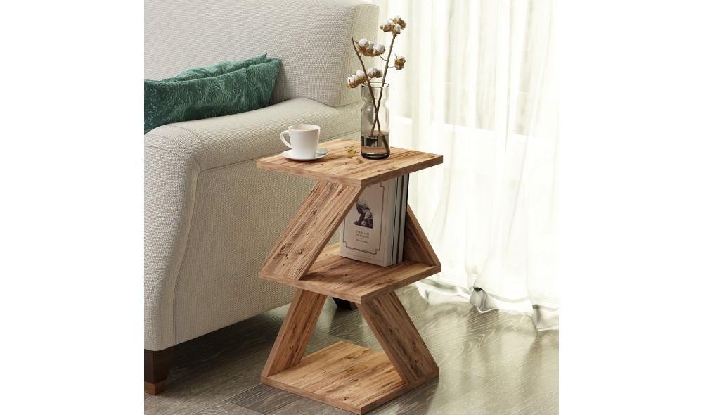 Masa laterala, Albeni, Pinul Atlantic, 30 x 54 x 30 cm