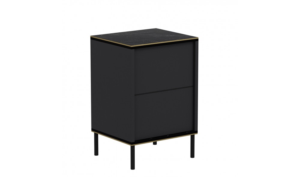 Noptiera, Imaj, Antracit, 40 x 60 x 35 cm