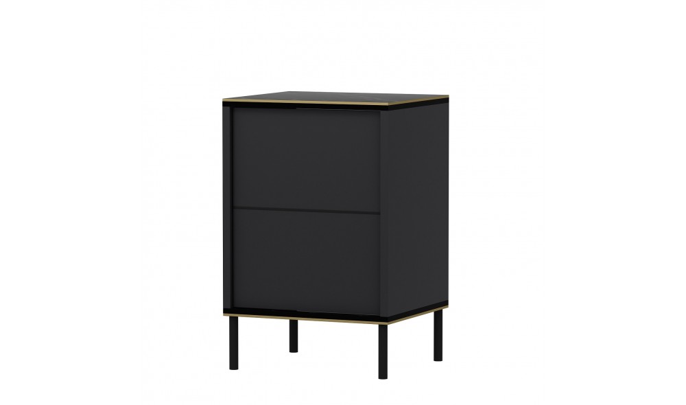 Noptiera, Imaj, Antracit, 40 x 60 x 35 cm