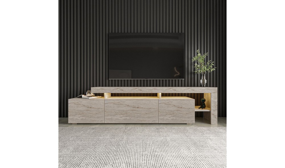 Suport TV, Beliz, Travertin, 192 x 53 x 37 cm