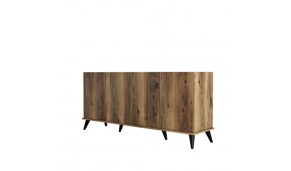 Consola, Elegante 1604, NucMarmura neagra, 180 x 81 x 45 cm