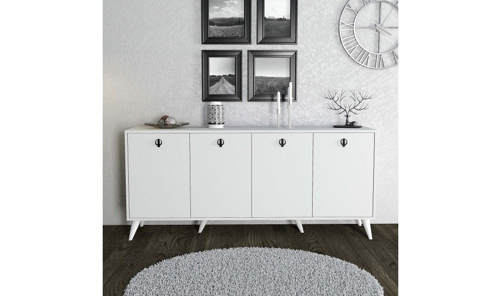 Consola, Elite 1614, Alb, 180 x 80 x 45 cm