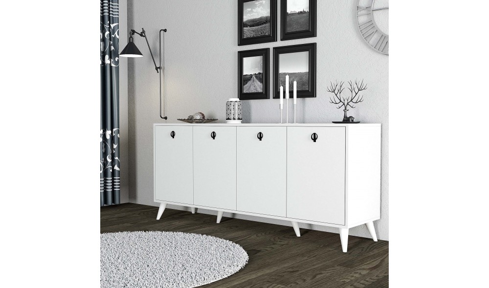 Consola, Elite 1614, Alb, 180 x 80 x 45 cm