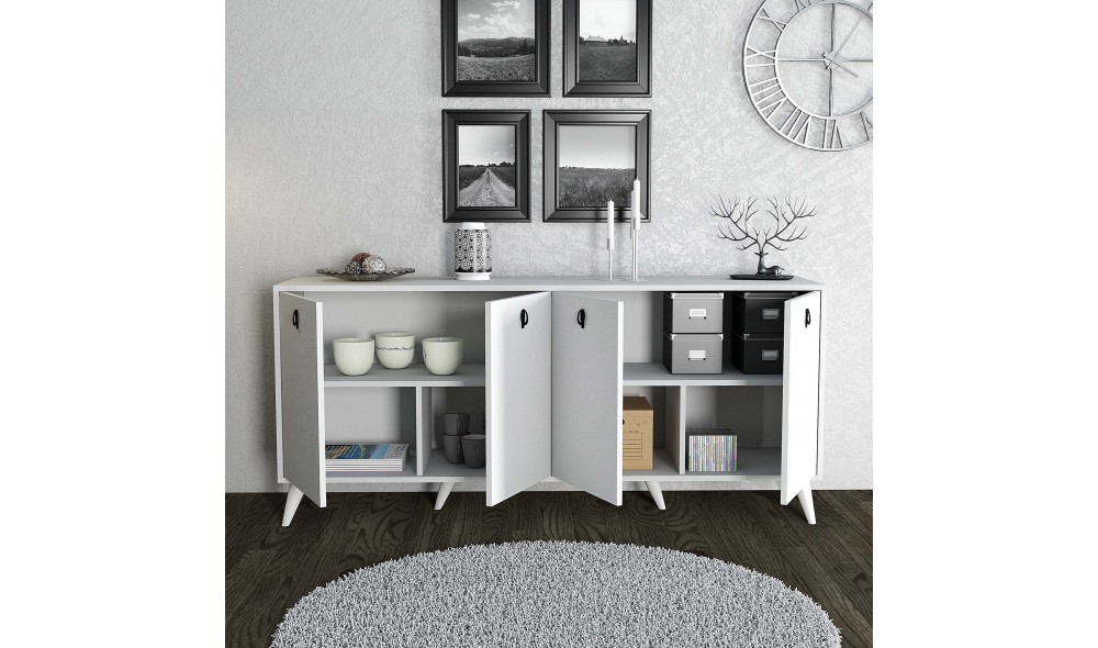 Consola, Elite 1614, Alb, 180 x 80 x 45 cm