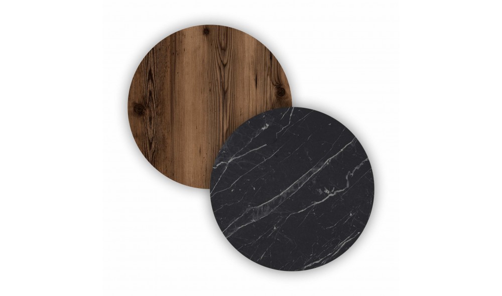 Consola, Elite 1618, NucMarmura neagra, 180 x 80 x 45 cm