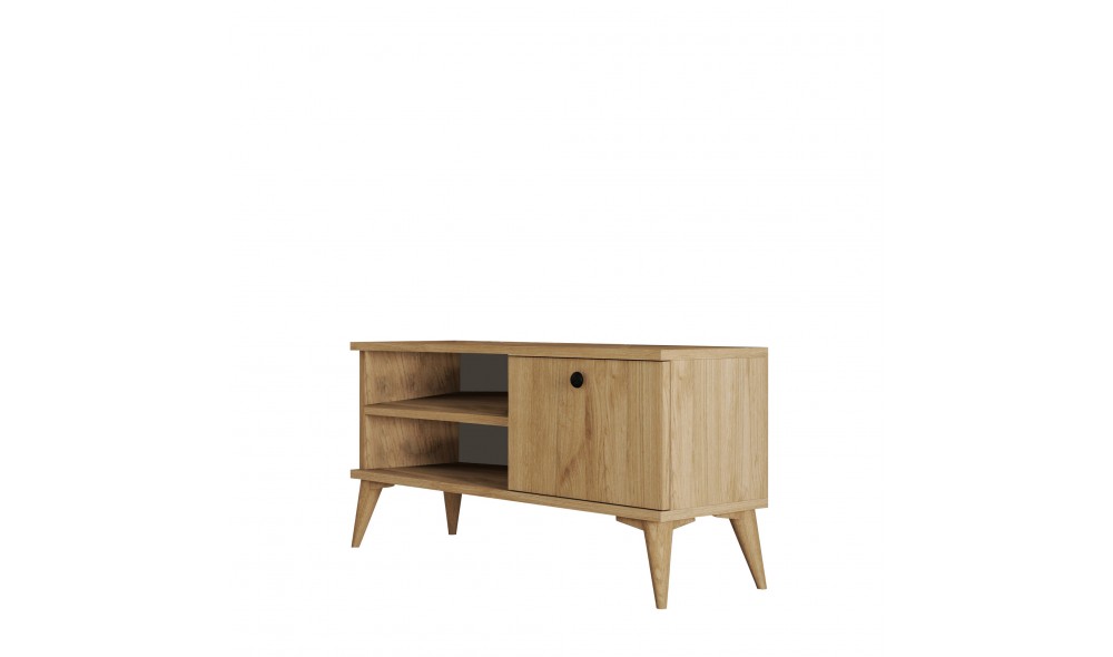 Suport TV, Retro 1552, Stejar, 90 x 15 x 30 cm