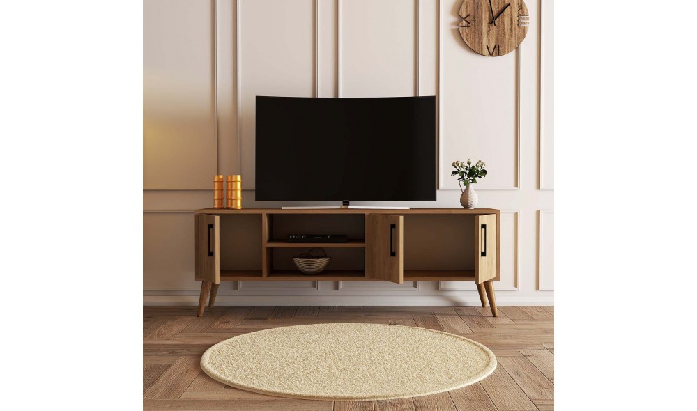 Suport TV, Exxen - 1586, Stejar, 150 x 52 x 34 cm