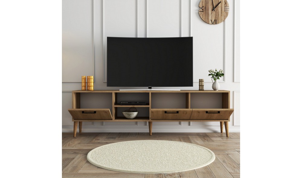 Suport TV, Exxen - 1587, Stejar, 180 x 53 x 35 cm