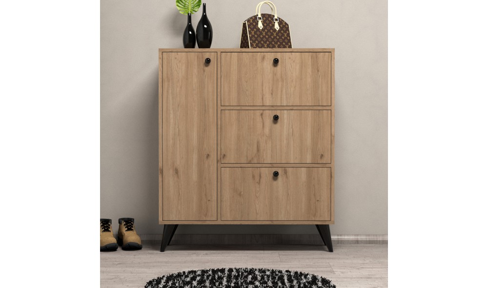 Pantofar, Bella 1802, Stejar, 90 x 105 x 35 cm