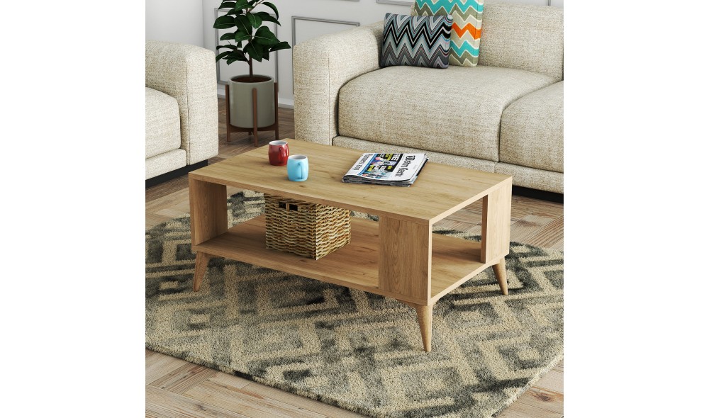 Masuta de cafea, Authentic 2060, Stejar, 90 x 54 x 42 cm