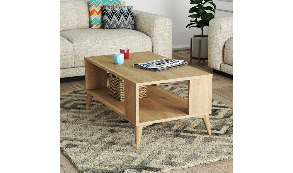 Masuta de cafea, Authentic 2060, Stejar, 90 x 54 x 42 cm