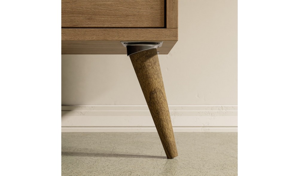 Consola, Exxen - 1624, StejarAlb, 180 x 80 x 45 cm