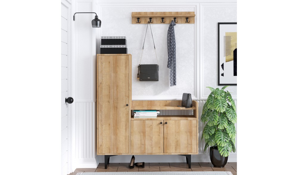 Pantofar, Barney, Stejar, 120 x 116 x 35 cm