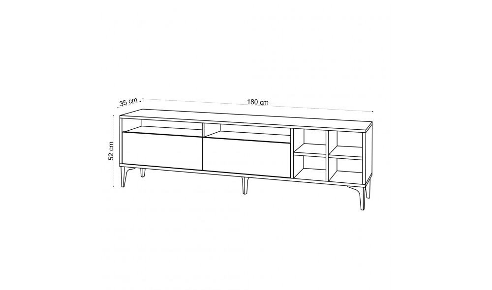 Suport TV Eva 180 x 52 x 35 cm