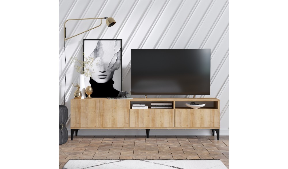Suport TV, Ross, Stejar, 180 x 52 x 35 cm