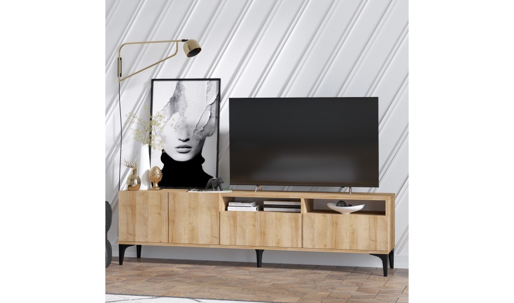 Suport TV, Ross, Stejar, 180 x 52 x 35 cm