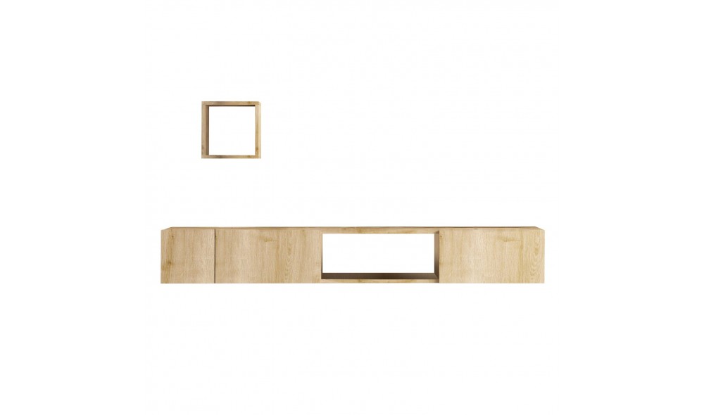 Unitate TV, Avior, Stejar safir, 25 x 25 x 15 cm