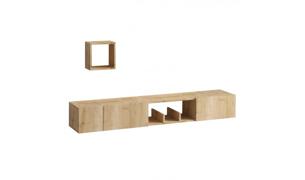 Unitate TV, Avior, Stejar safir, 25 x 25 x 15 cm