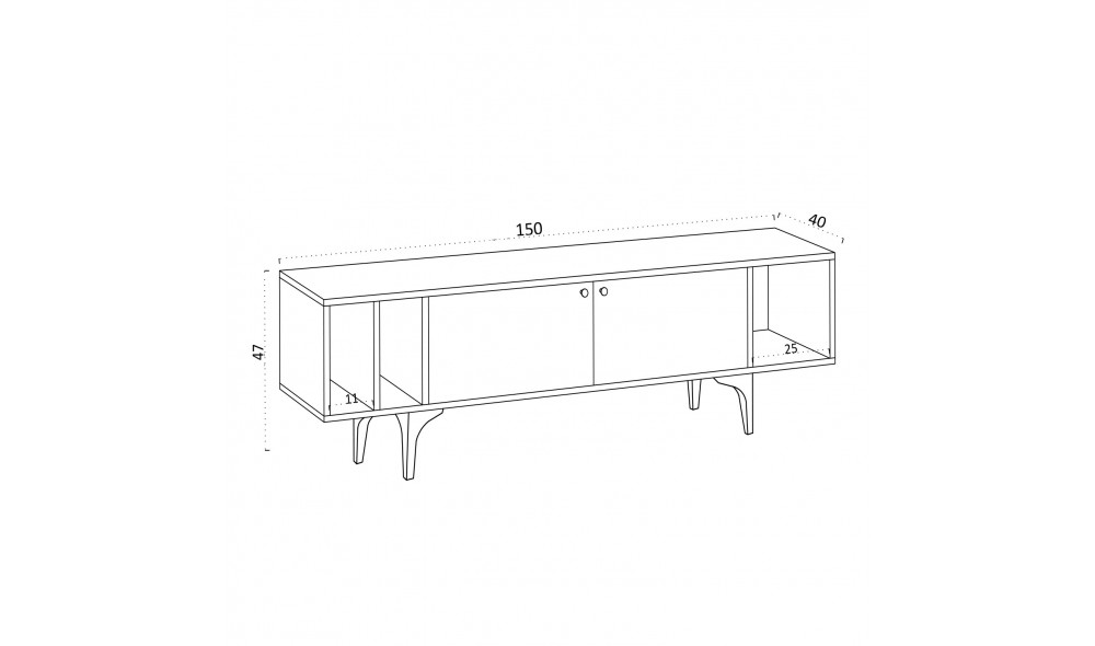 Suport TV Ankaa 150 x 47 x 40 cm