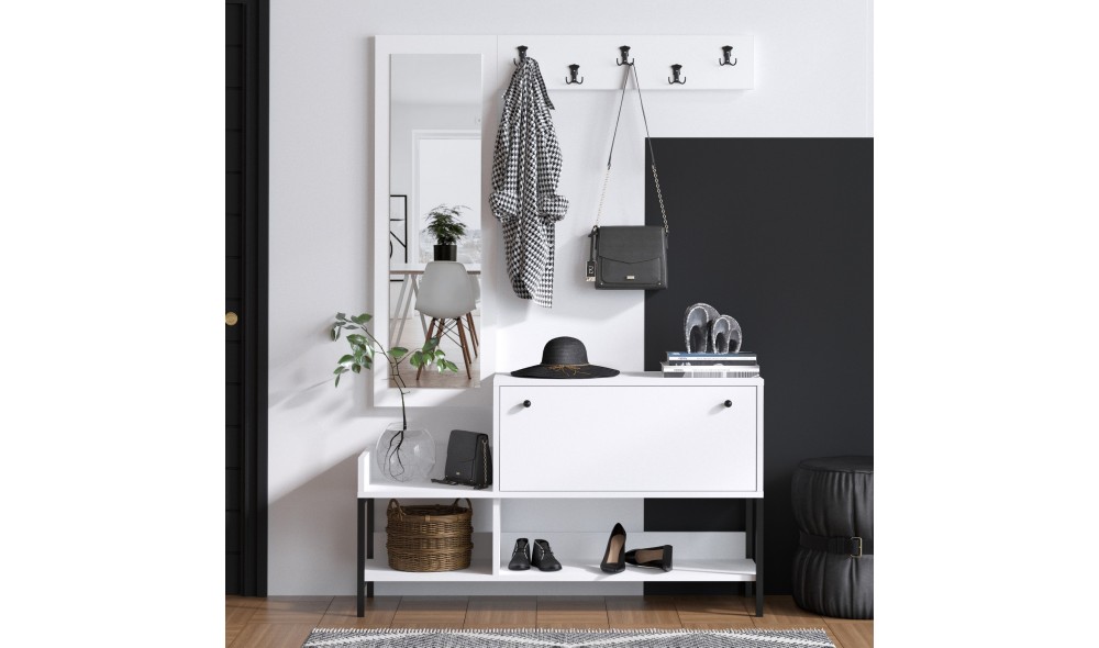 Pantofar, Lopp, AlbNegru, 120 x 70 x 35 cm