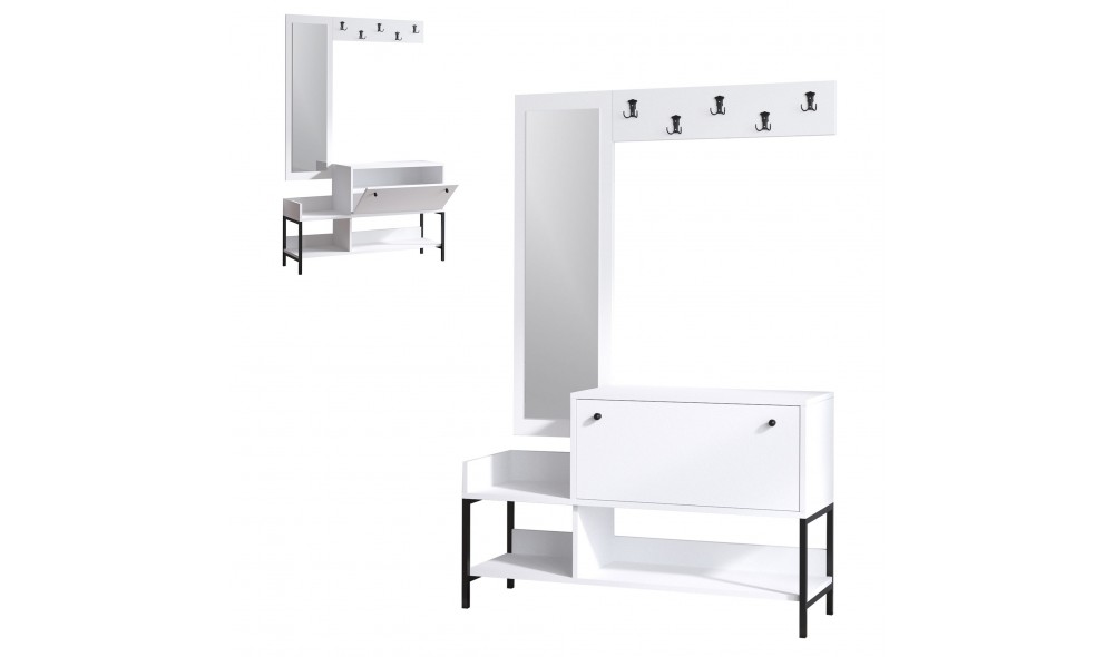 Pantofar, Lopp, AlbNegru, 120 x 70 x 35 cm