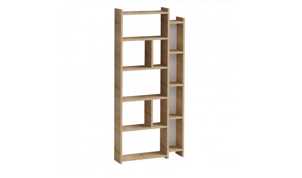 Raft pentru carti, Momo, Stejar, 65 x 150 x 15 cm