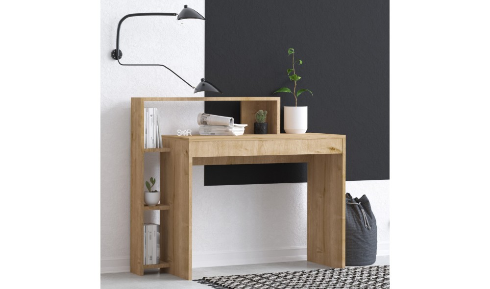 Birou de studiu, Uma, Stejar, 95 x 117 x 45 cm